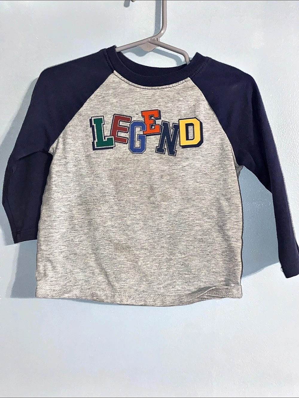 Garanimals Toddler Boys Legend Graphic Raglan Long Sleeve Tee Legend Graphic